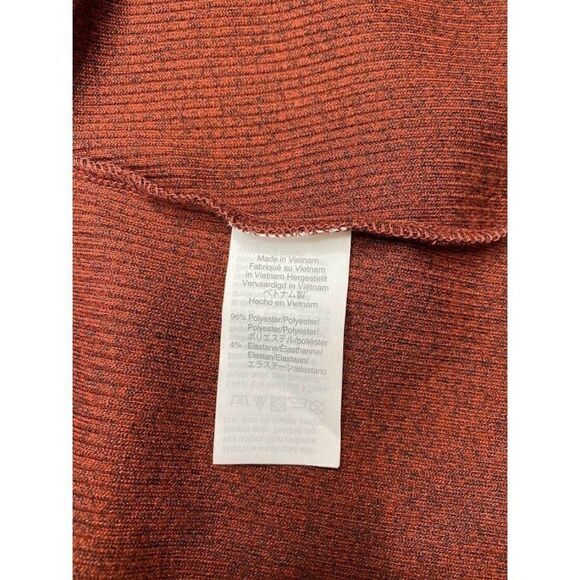 MADEWELL Marled Maroon Wrap Ribbed Knit Dress Medium NEW - Picture 5 of 7